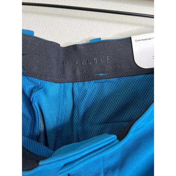 Nike Golf Dri-Fit Men’s Shorts Size 28 Teal Blue Standard Fit CU9740-404 - Picture 9 of 10